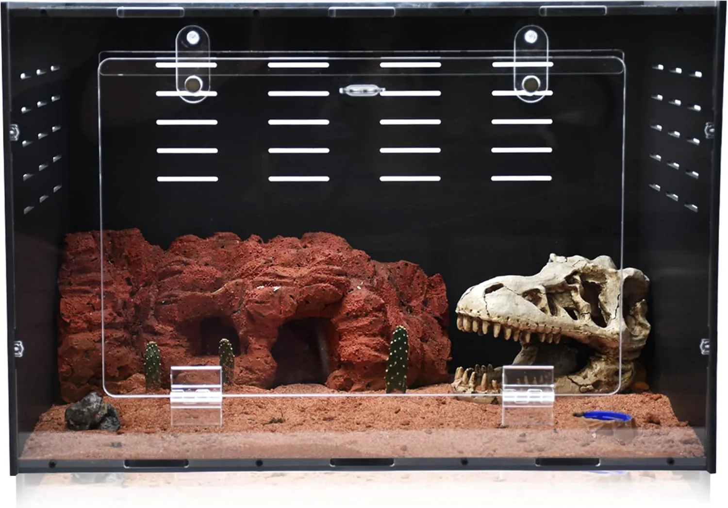 10 Gallon Reptile Tank  Reptile Enclosure for Leopard Geckos, Snakes & Bearded Dragons  Lizard Tank, Hermit Crab & Gecko Habitat