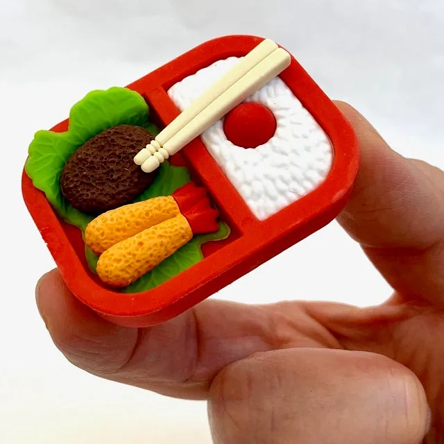 38330 IWAKO BENTO LUNCH ERASER CARD-10 CARDS