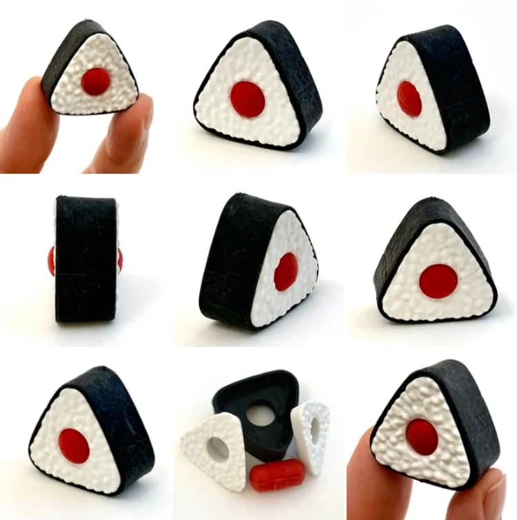 38330 IWAKO BENTO LUNCH ERASER CARD-10 CARDS