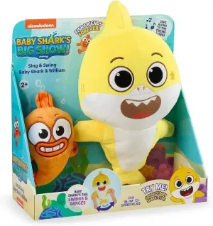 Baby Shark & William Interactive Plush Set