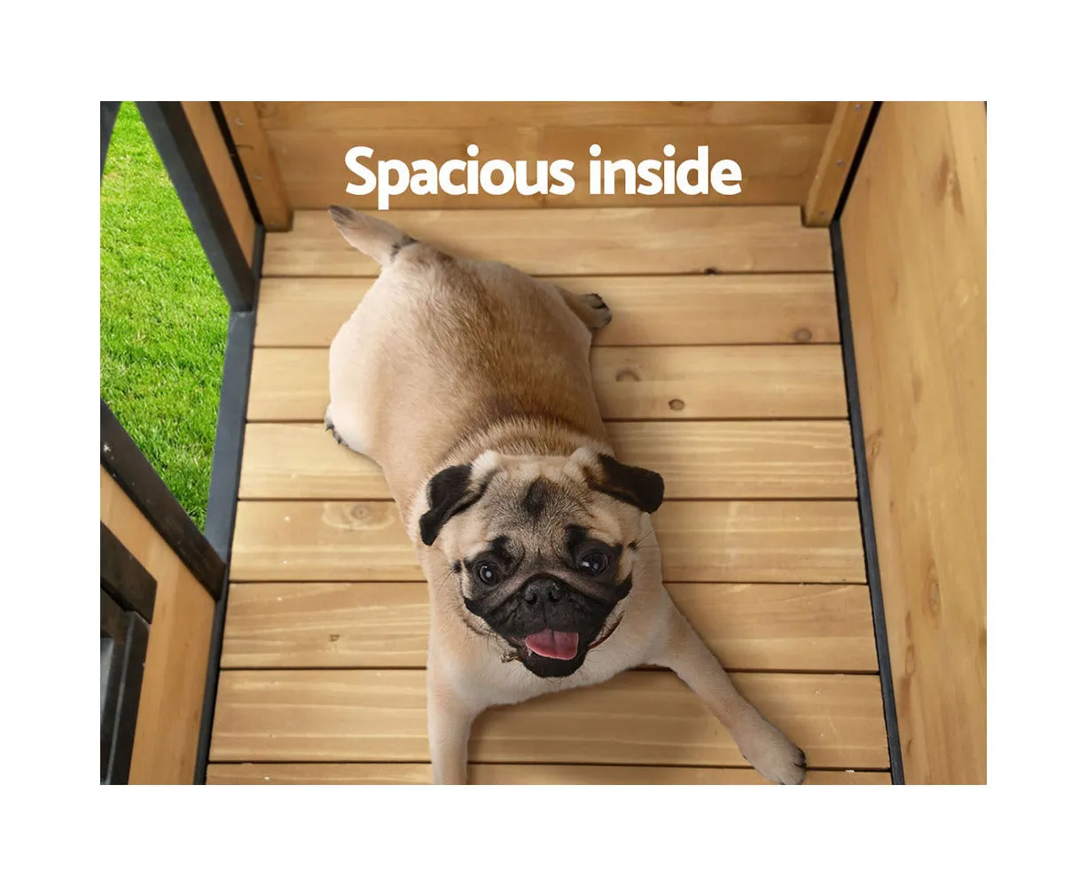 BRÉMIS XXL Premium Weatherproof Wood Dog House