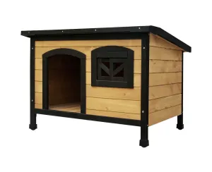 BRÉMIS XXL Premium Weatherproof Wood Dog House