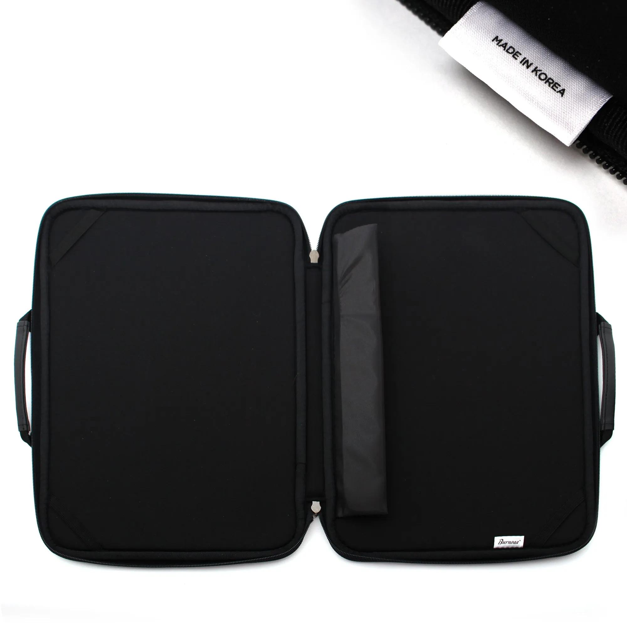 Burnoaa 11.6 Inch Memory Foam Laptop Case Sleeve Set (Black)