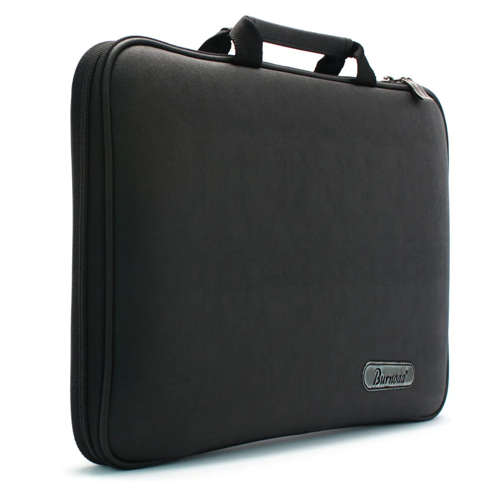 Burnoaa 11.6 Inch Memory Foam Laptop Case Sleeve Set (Black)