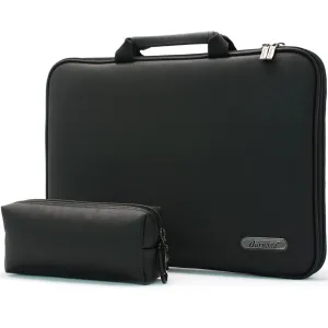 Burnoaa 11.6 Inch Memory Foam Laptop Case Sleeve Set (Black)