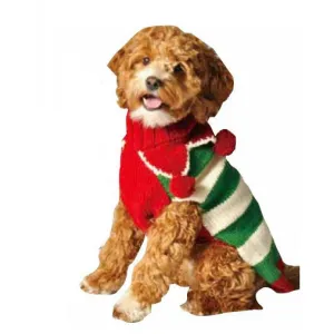 CHRISTMAS ELF HOLIDAY DOG SWEATER