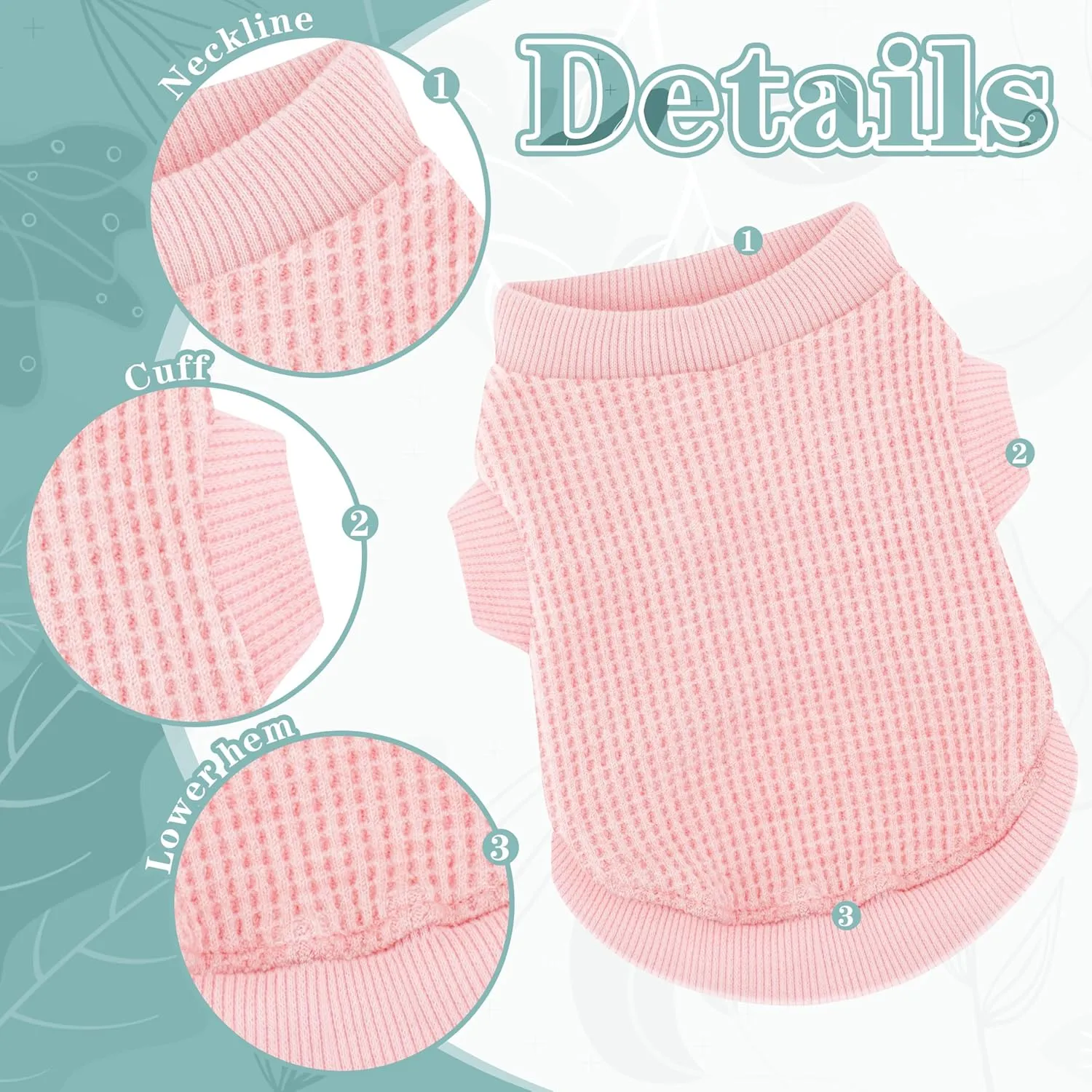 Cozy and Functional Dog Shirts for Small Puppies: Stretchable Blue Attire with Easy-On Design, Ideal for Chihuahuas and Yorkies - Enhance Comfort and Playfulness on Chill Days Medium