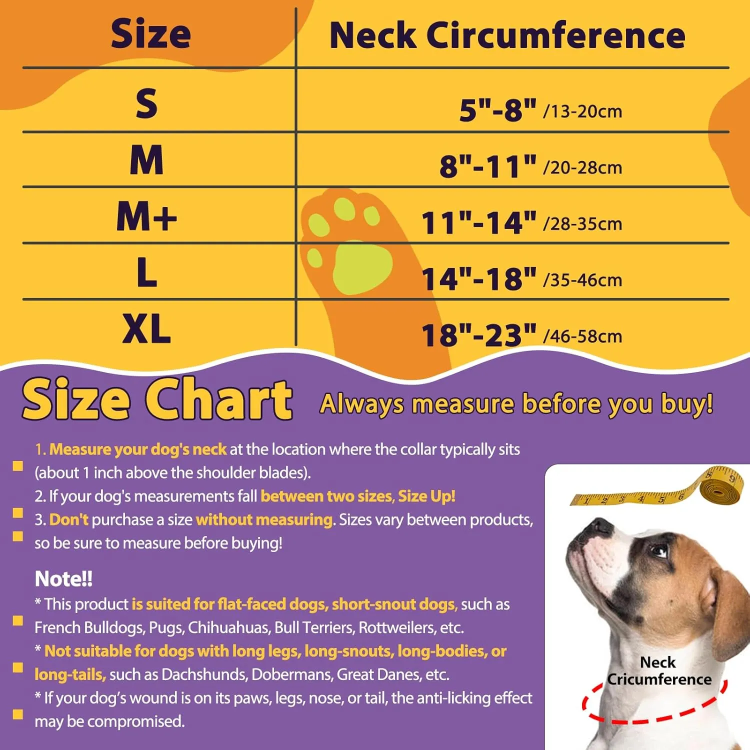 Crazy Felix Soft Donut Cone for Dogs to Stop Licking, Rottweiler Recovery Collar After Surgery Inflatable Cone Alternative for Small Medium Large Dogs, Elizabethan Collar with Boxer Pattern