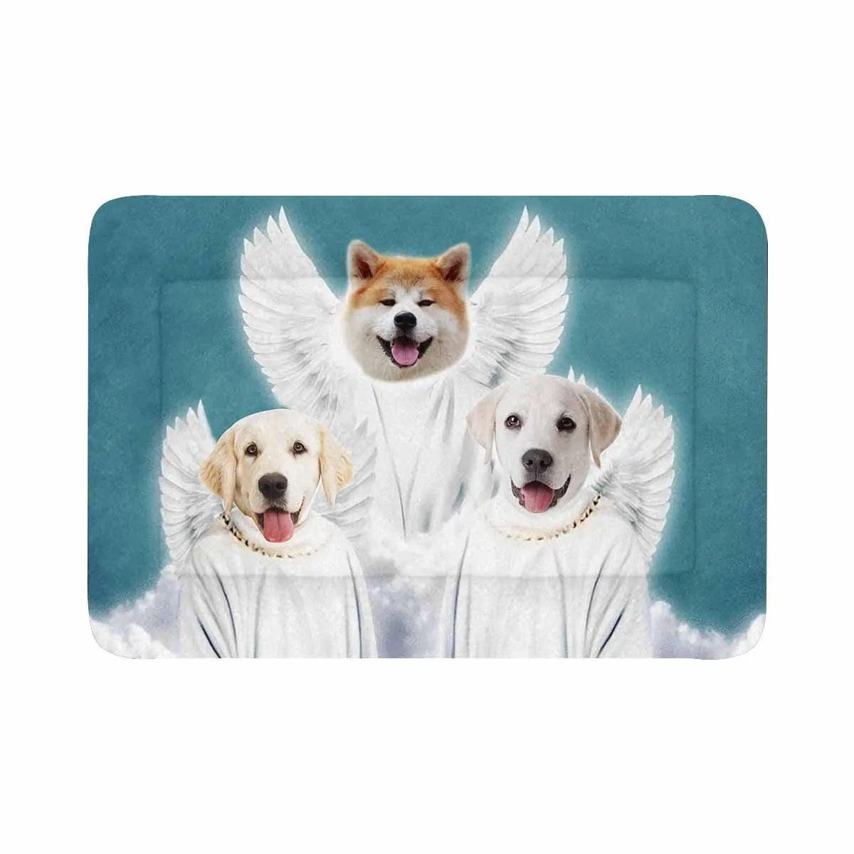 Custom Face Three Angels Pet Pad