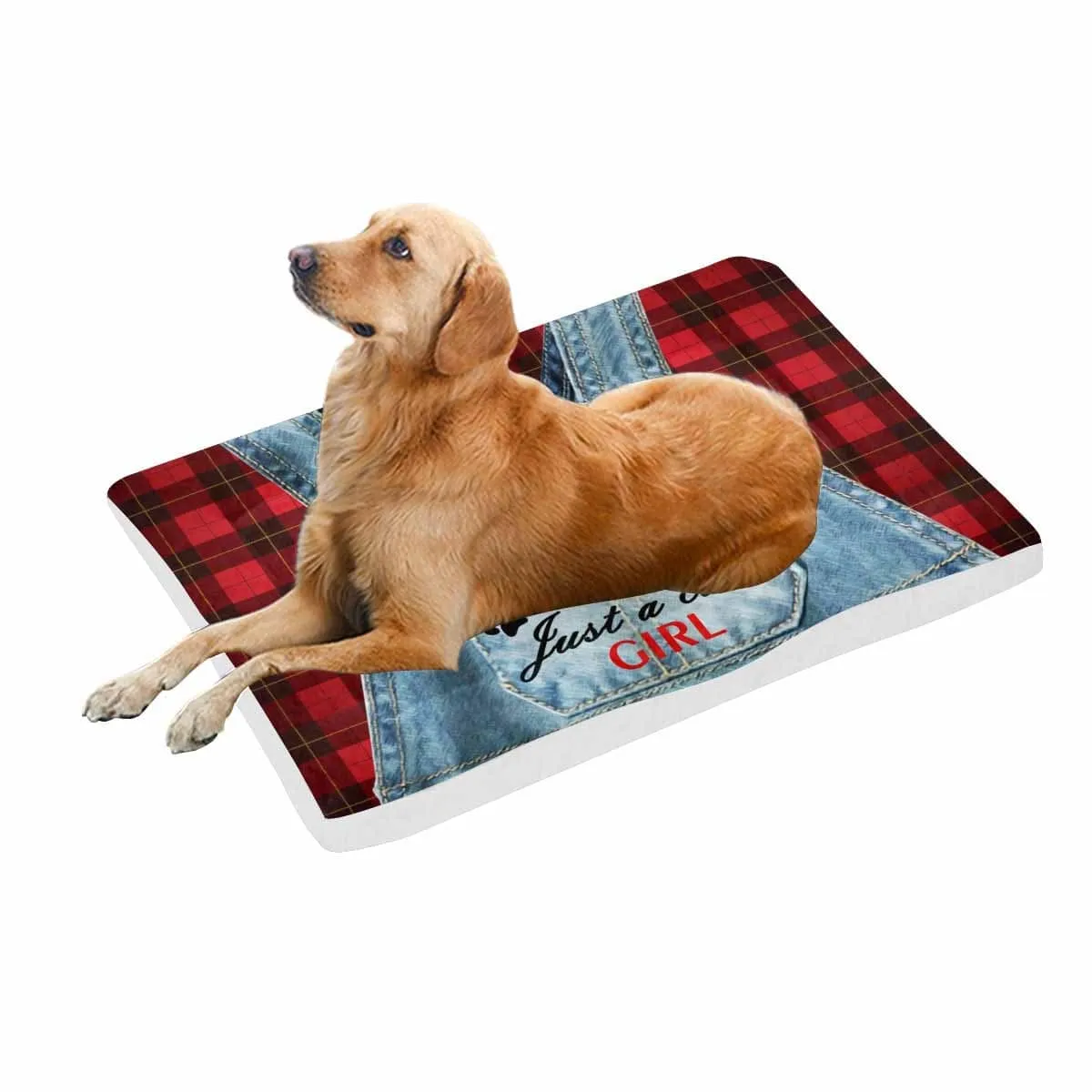 Custom Photo&Name Denim Pocket Pet Pad