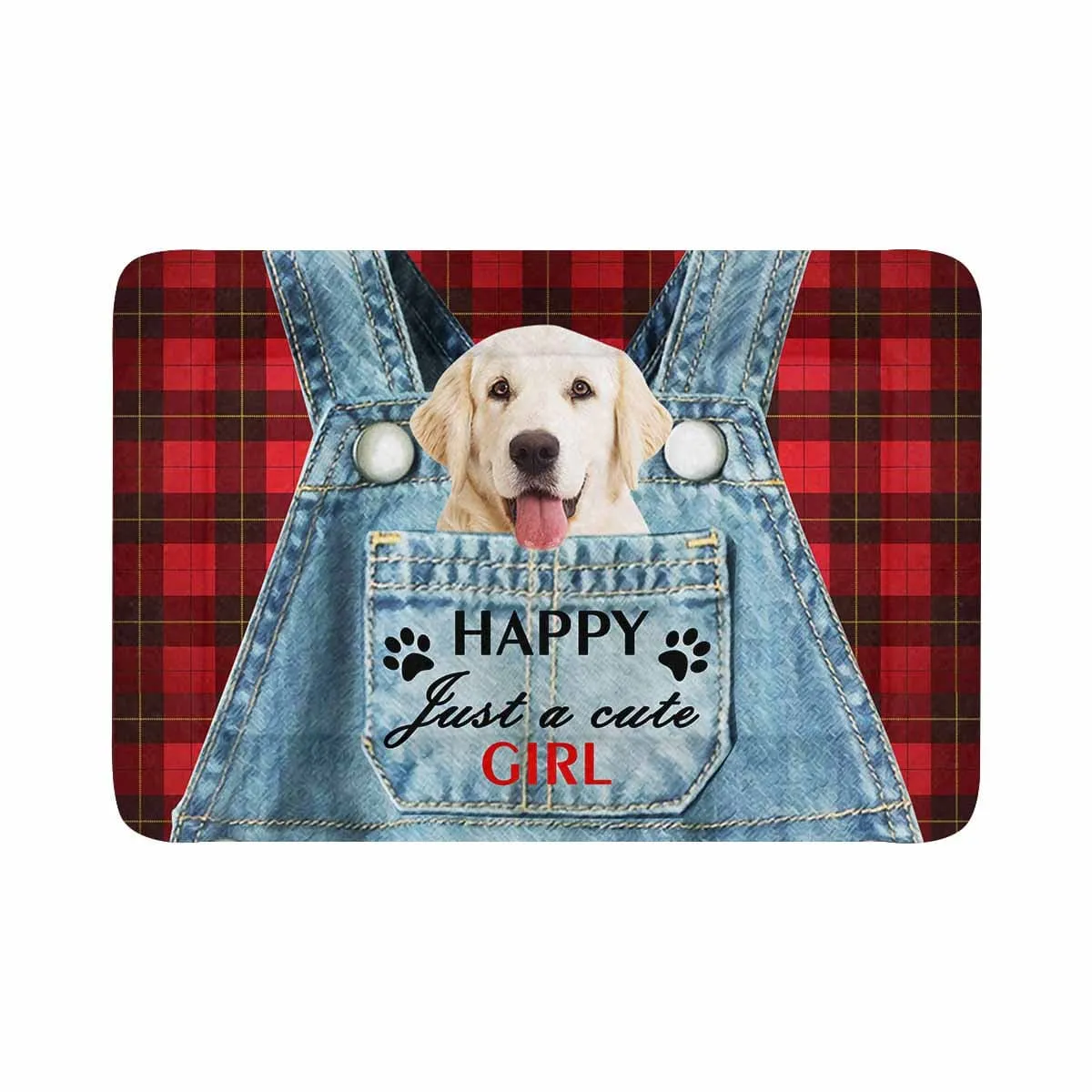 Custom Photo&Name Denim Pocket Pet Pad