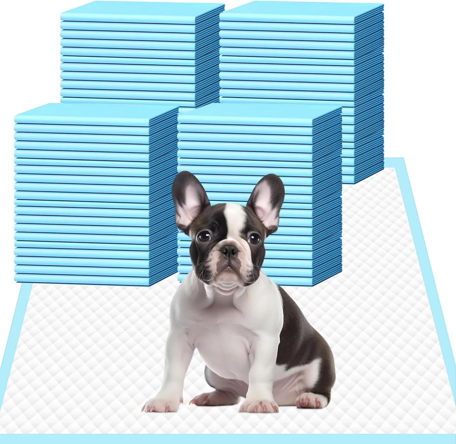Dog Pee Pads 22"x23", Disposable Puppy Pee Pads Pee Pads for Dogs, Pet Training Pads Super Absorbent Leak-Proof Pee Pads (90 Count)