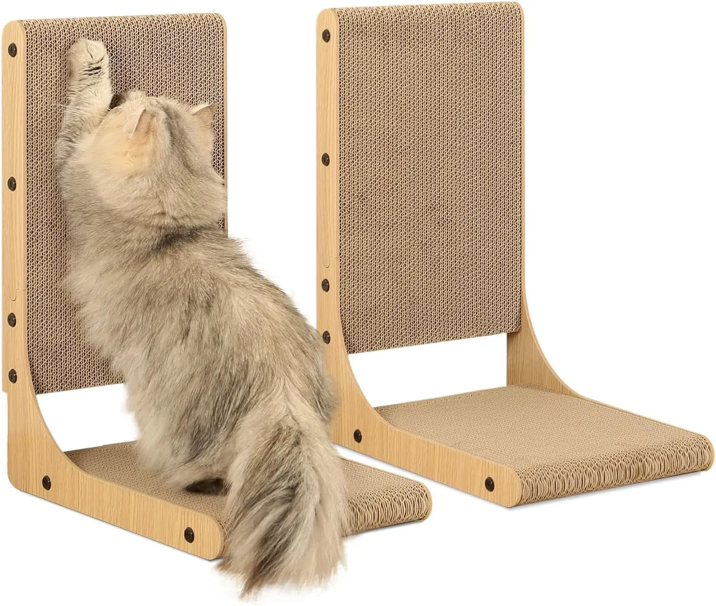 Exquisite 2-Piece Cat Scratchers, Artificial Pet Scratchers, Suitable for Indoor Pets Suitable for Indoor Pets(Large 2PC (25.6'' Tall))