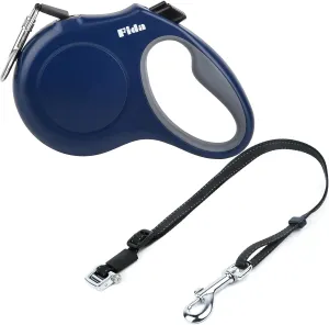Fida Dual Dog Leash Accessory, Patented Roller Design, Independent Walking, Reflective & Length Adjustable for Small & Medium Dogs Up to 65lbs