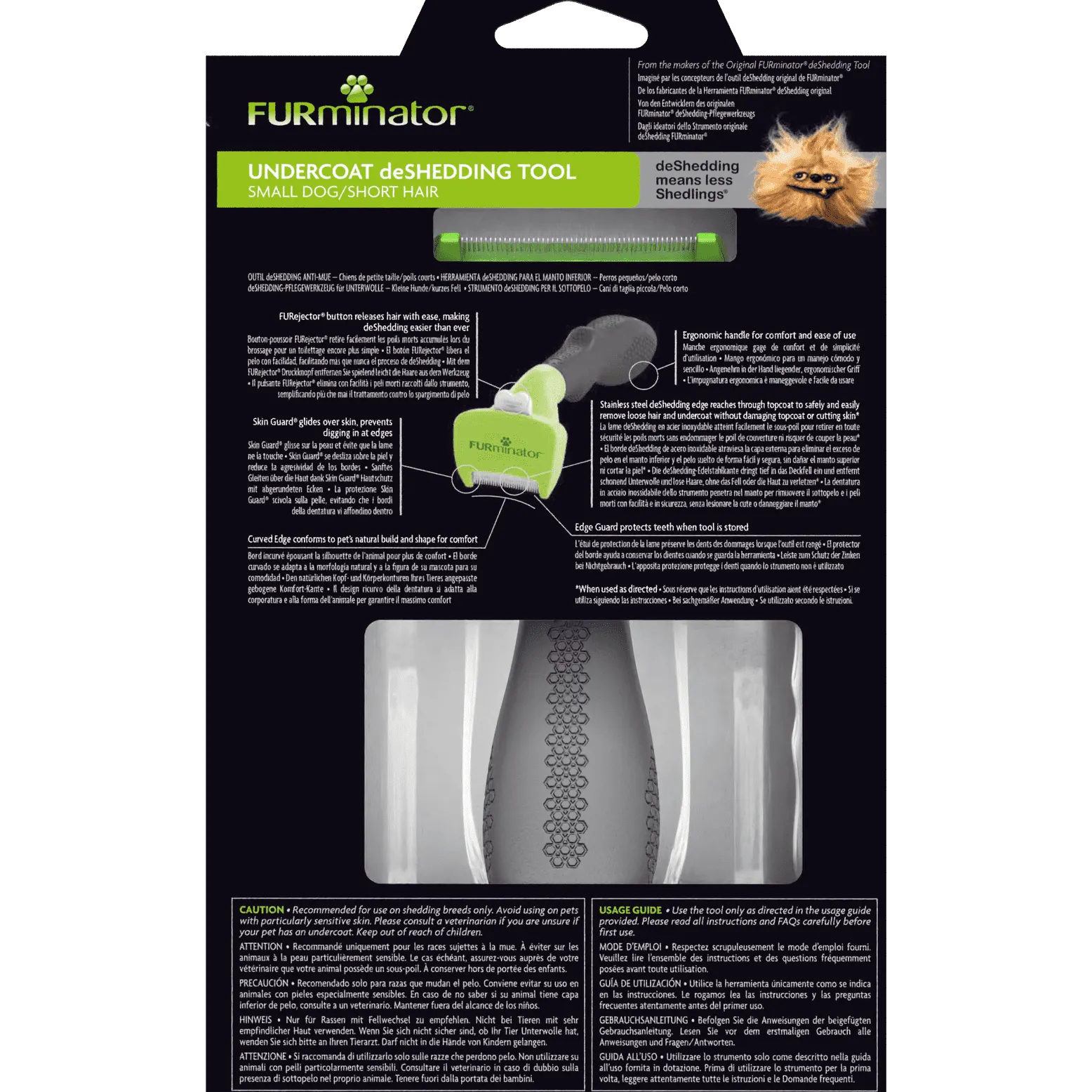 FURminator Short Hair deShedding Tool for Dogs