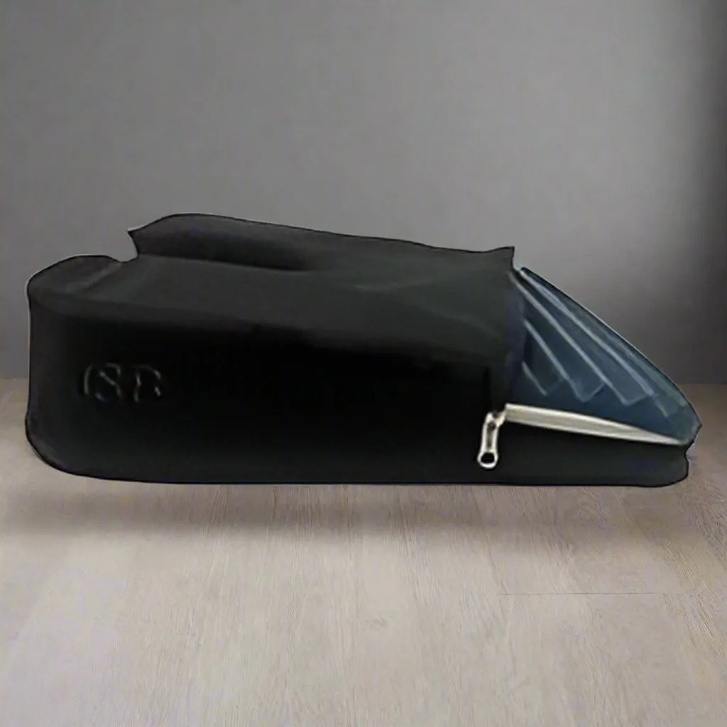 Gel Tailbone Cushion Seat Coccyx Cushion Support for Overweight People Upto 180 kg - JSB BS20 (Black)