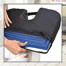 Gel Tailbone Cushion Seat Coccyx Cushion Support for Overweight People Upto 180 kg - JSB BS20 (Black)
