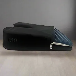Gel Tailbone Cushion Seat Coccyx Cushion Support for Overweight People Upto 180 kg - JSB BS20 (Black)