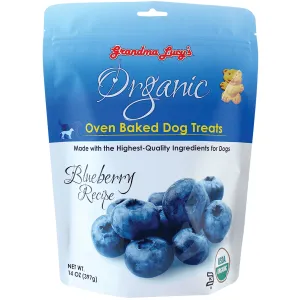 Grandma Lucy's Organic Blueberry Oven Baked Dog Treats - 14oz