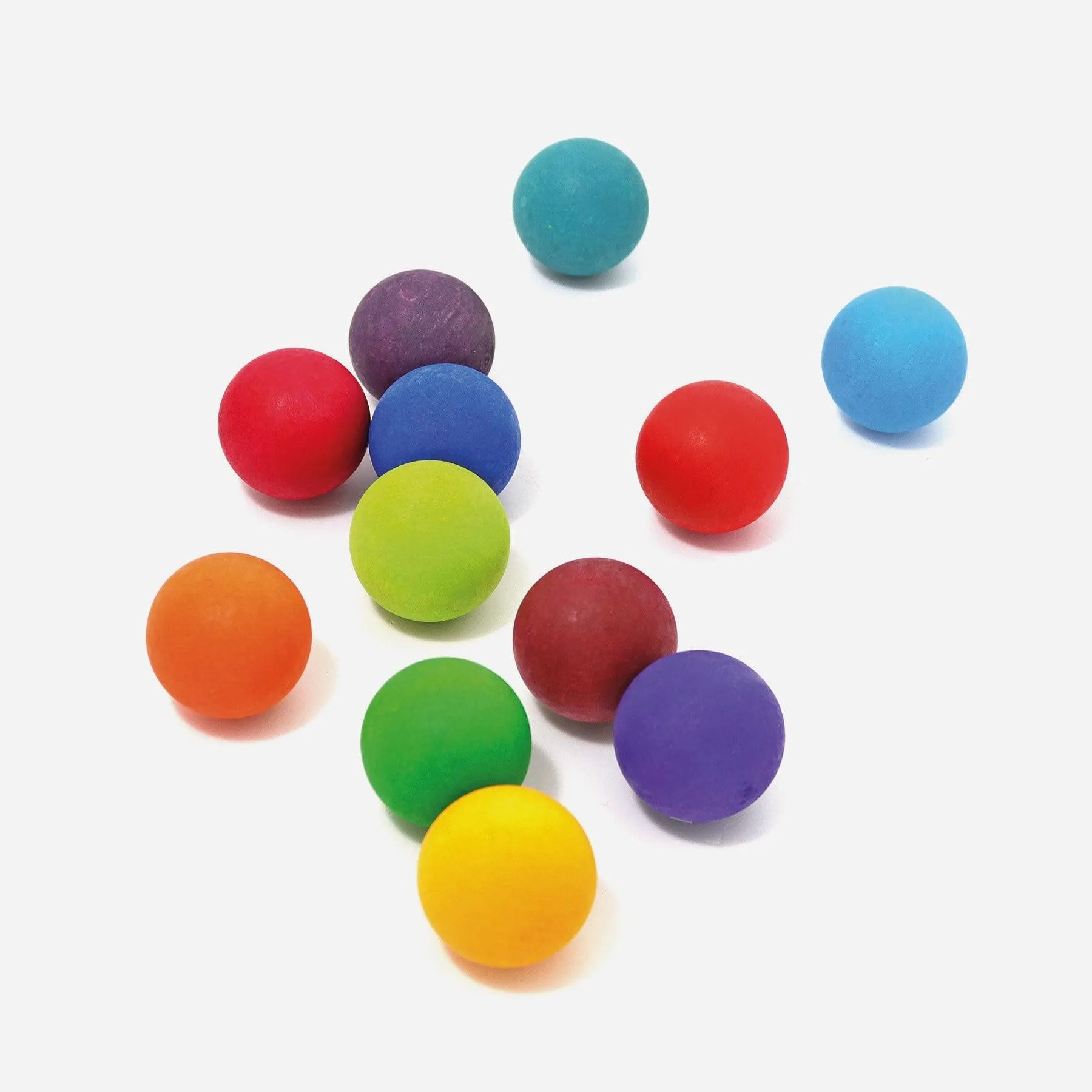 Grimm’s Small Rainbow Balls Set of 12 3yrs 