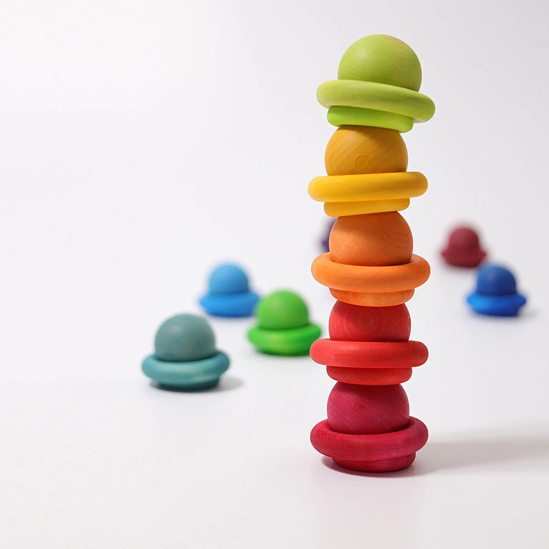 Grimm’s Small Rainbow Balls Set of 12 3yrs 