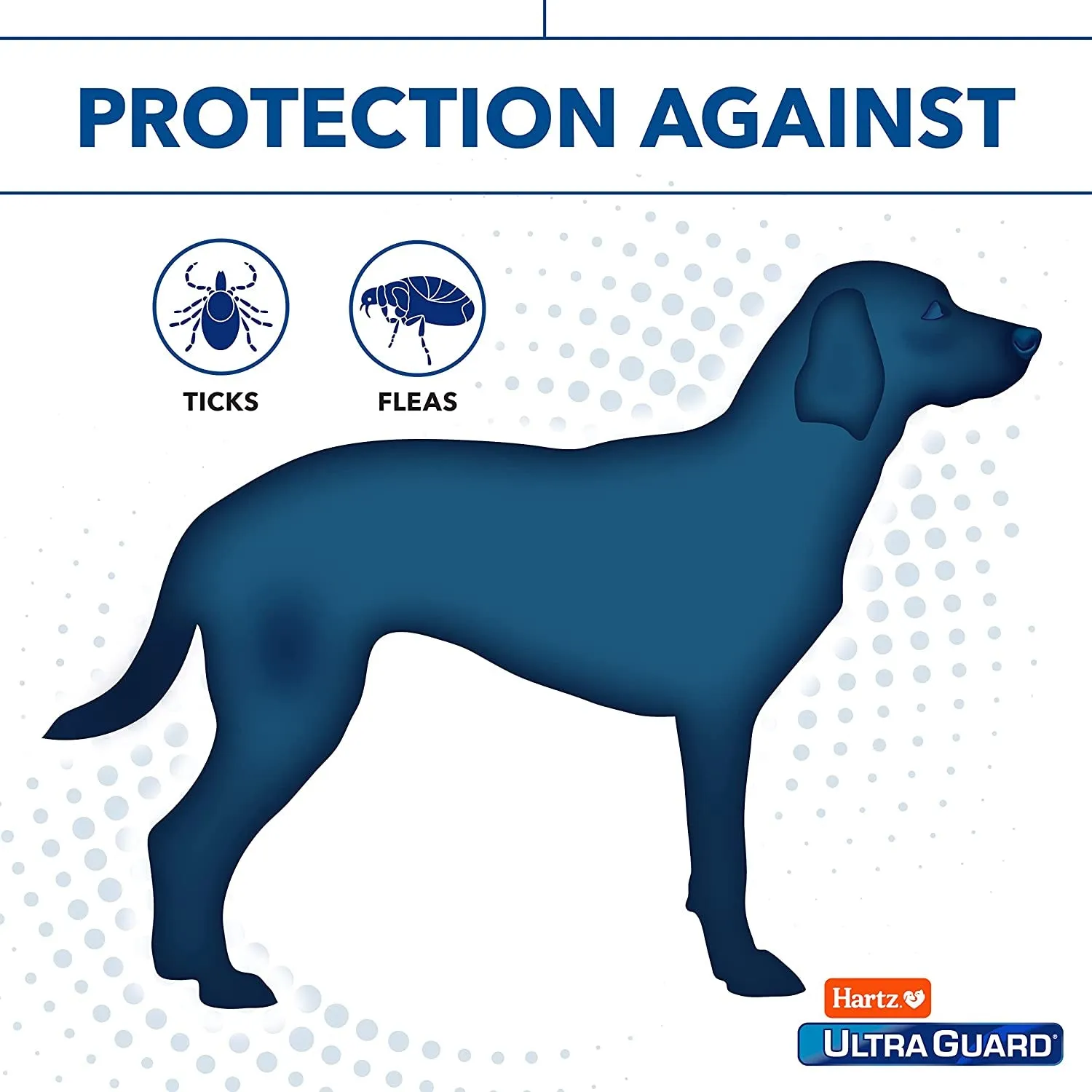 Hartz Ultraguard Flea & Tick Collar for Dogs and Puppies - 26" Neck, 7 Month Protection