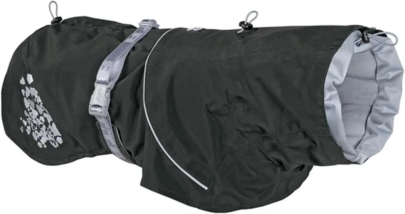 Hurtta Monsoon Coat, Dog Raincoat, BlackBerry, 20 in
