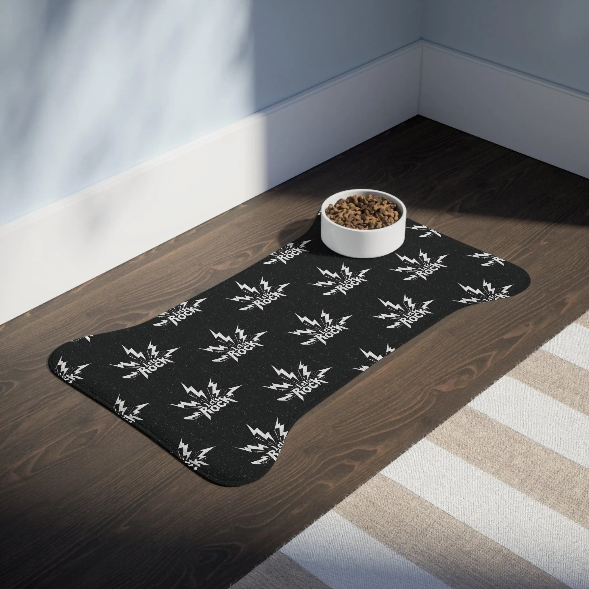 Let's Rock! Pet Feeding Mats