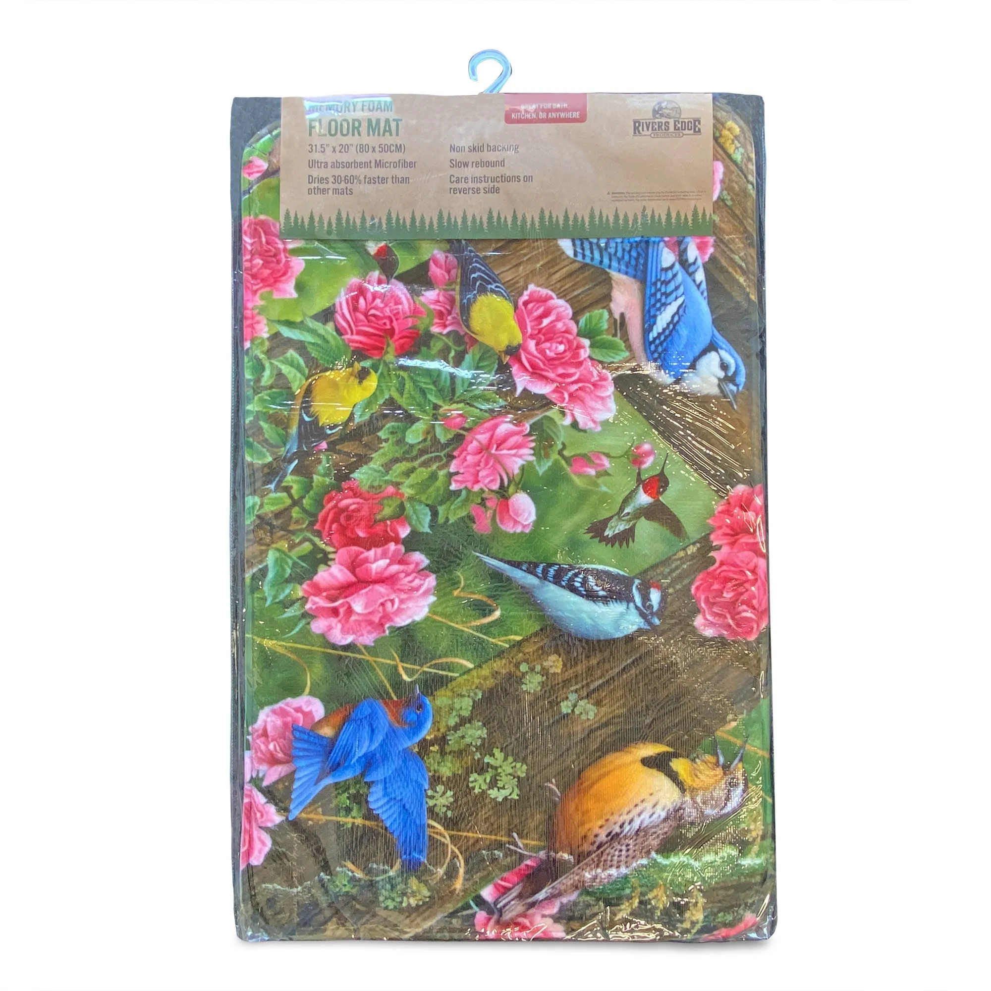 Memory Foam Mat-Song Birds