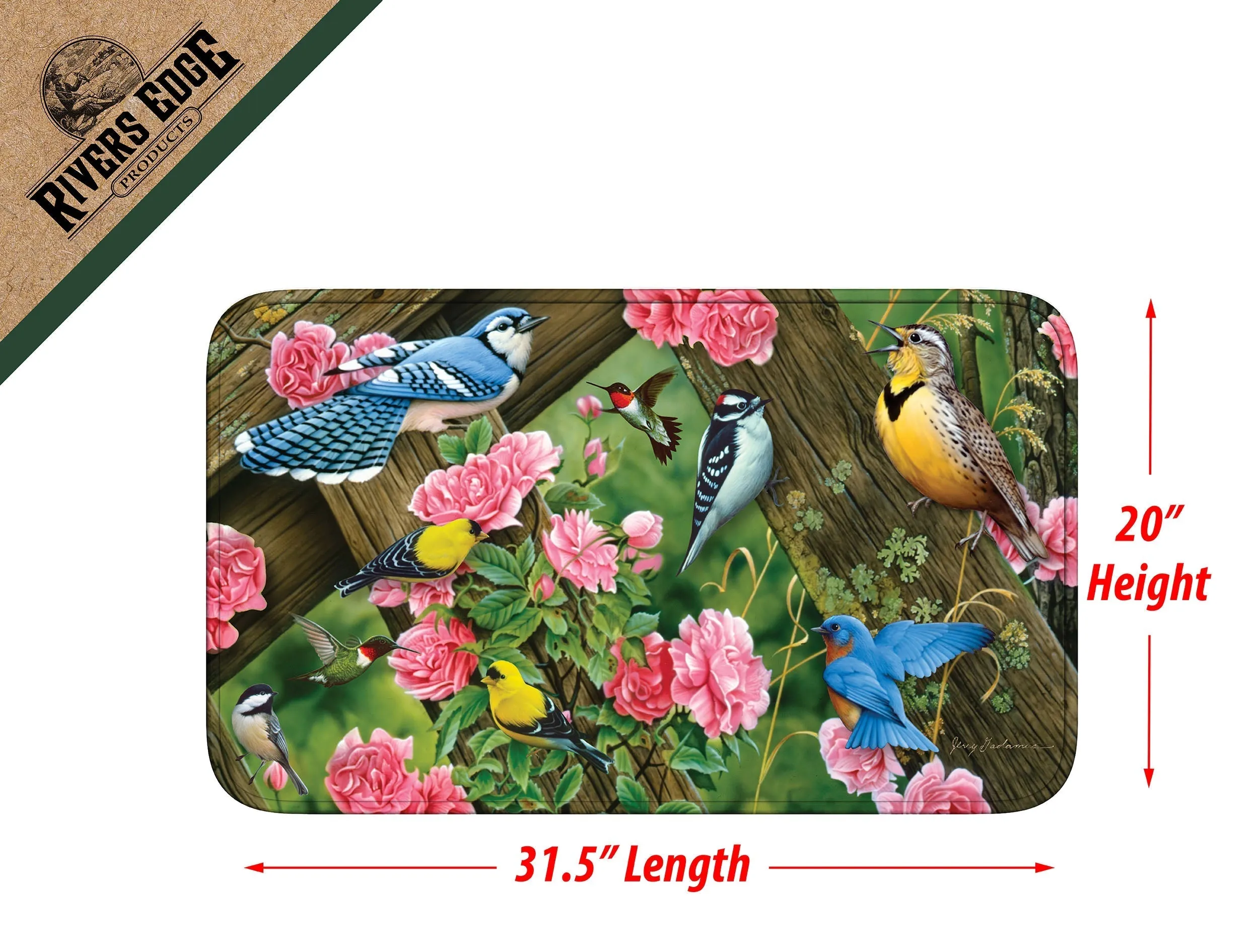 Memory Foam Mat-Song Birds