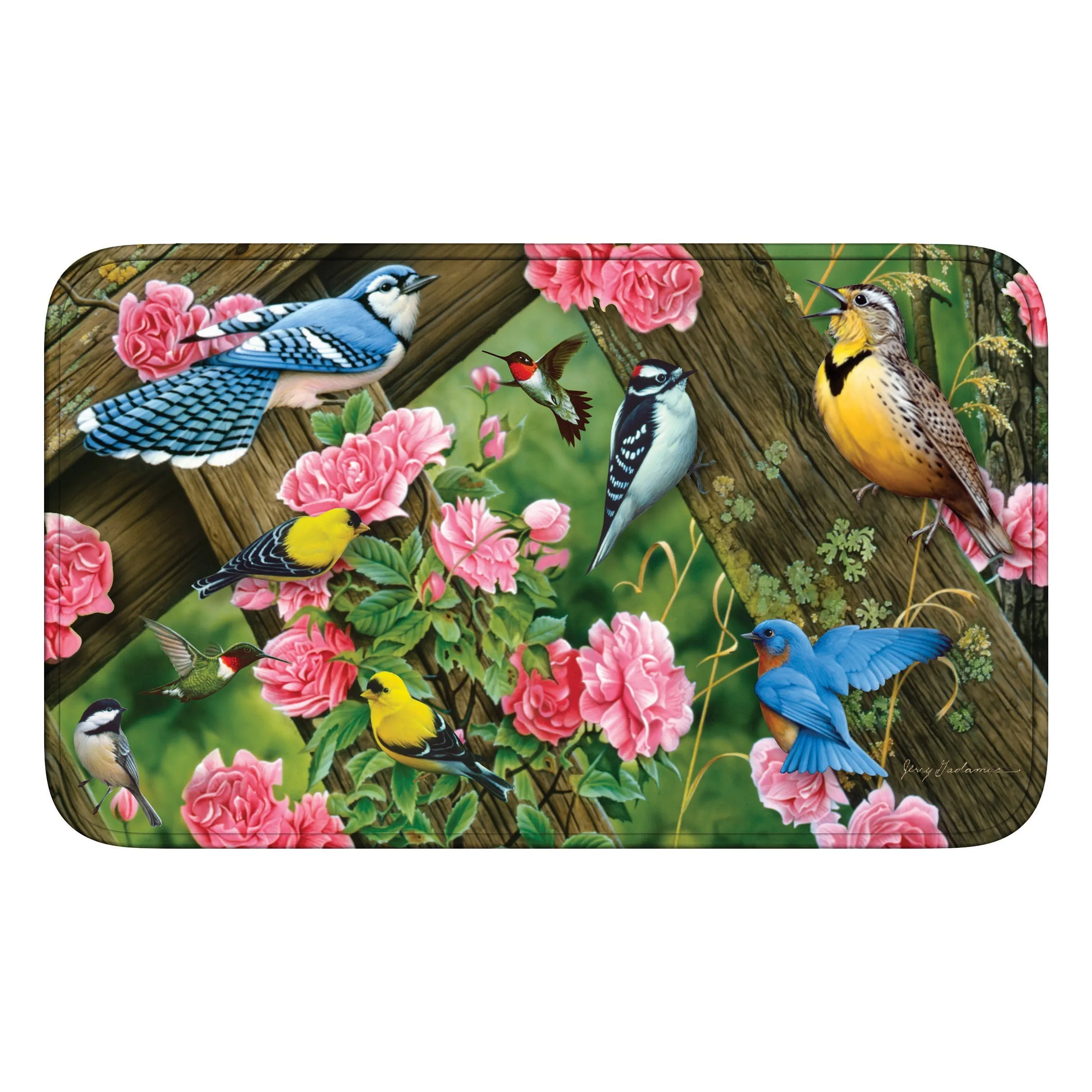 Memory Foam Mat-Song Birds