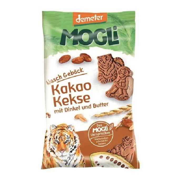 Mogli Organic Spelt Biscuits - Cocoa