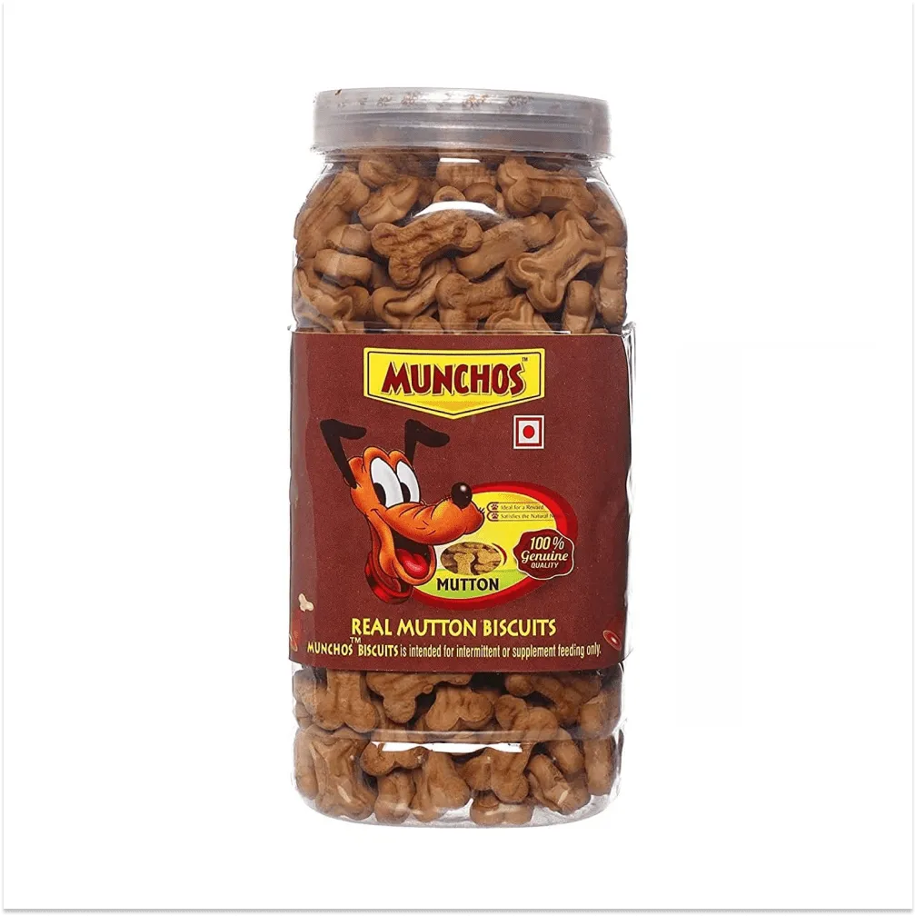Munchos Chicken and Real Mutton Flavor Biscuit Dog Treats Combo