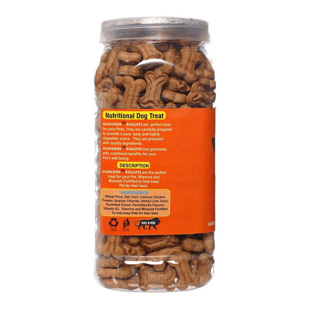 Munchos Chicken and Real Mutton Flavor Biscuit Dog Treats Combo