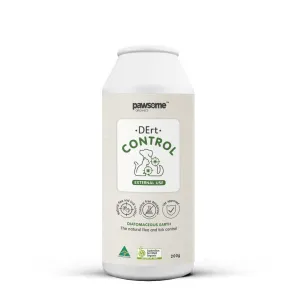 Pawsome Organics - DErt Control Organic Worming & Parasite Treatment Powder (External Use) 200g