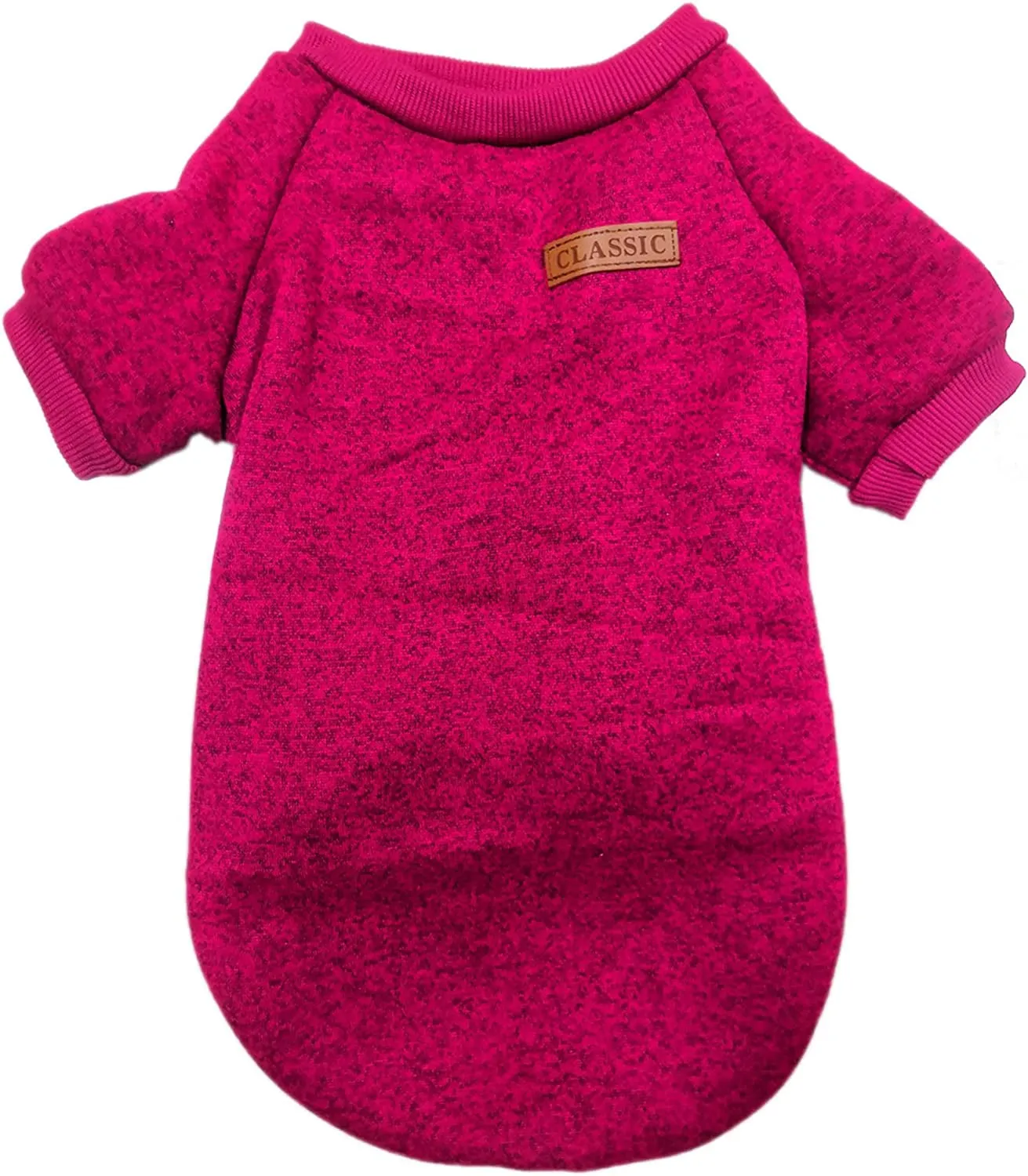 Pet Dog Classic Knitwear Sweater Warm Winter Puppy Pet Coat Soft Sweater Clothing for Small Dogs (XL, Wine Red)