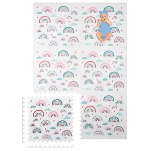 Rainbow Puzzle Play Mat Tiles