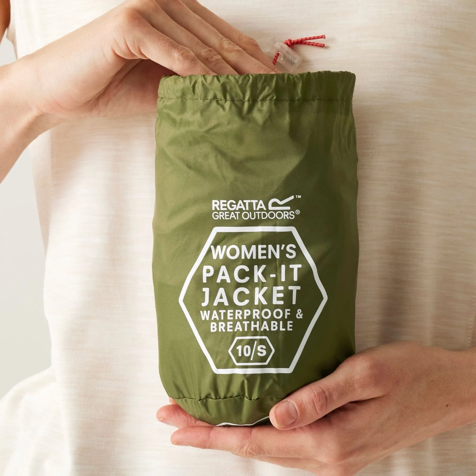 Regatta Womens Pack It III Waterproof Packable Jacket