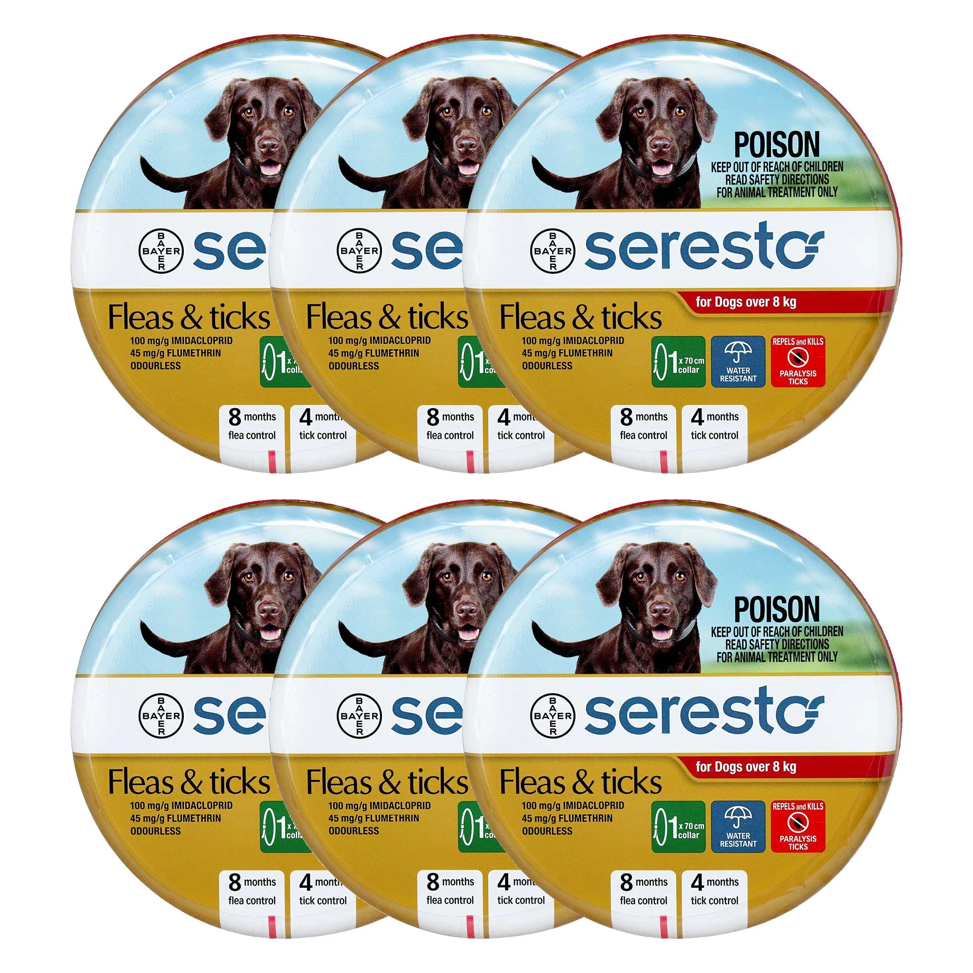 Seresto Flea & Tick Collar for Dogs over 8kg - Value Bundles