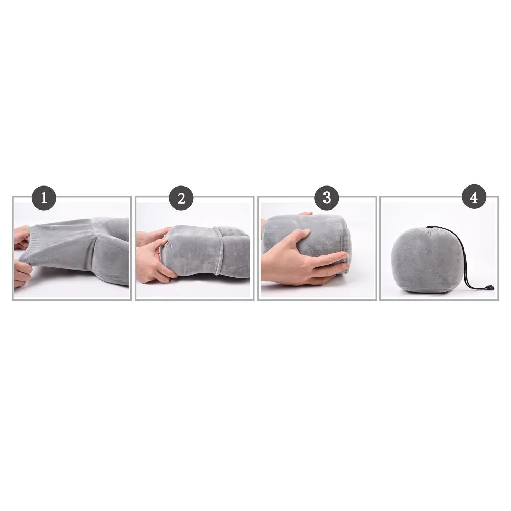 Ultimate Comfort Memory Foam Travel Neck Pillow Baby Pink
