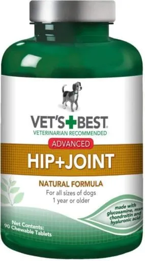 Vet's Best Level 3 Advanced Hip & Joint Dog Supplements - 90 Tablets