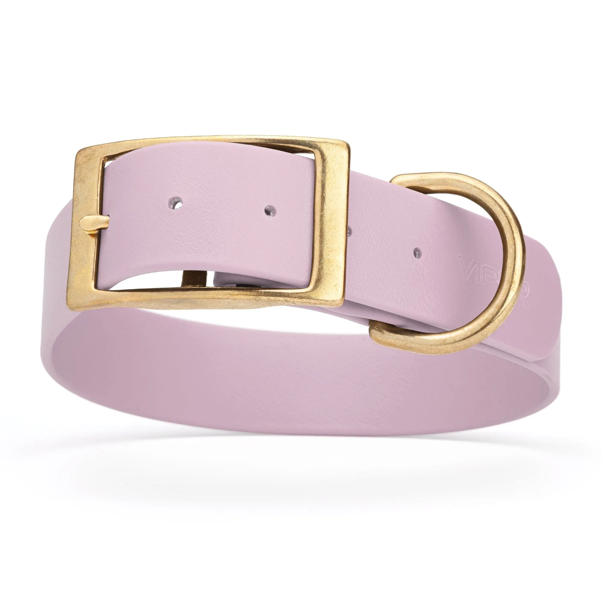 Viper Biothane Waterproof Dog Collar - Brass Hardware - Wide - Size XL (20" - 24")