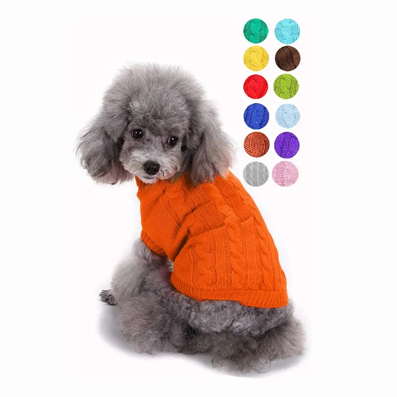 Warm Pet Sweater, Cute Knitted Classic Dog Sweaters