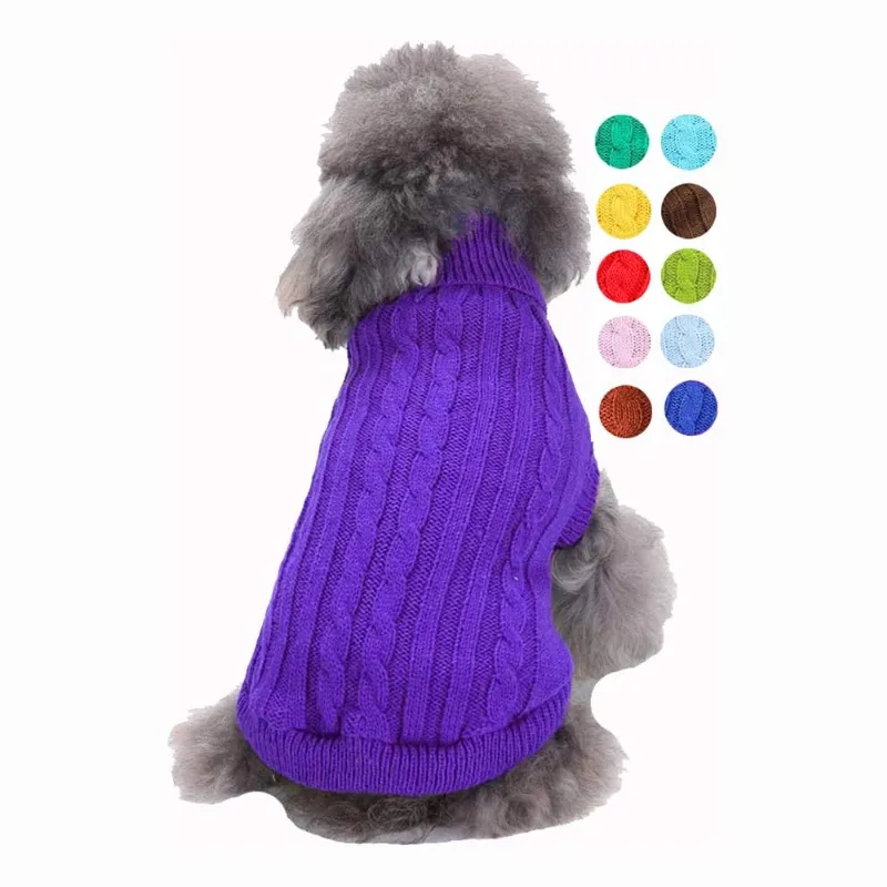 Warm Pet Sweater, Cute Knitted Classic Dog Sweaters