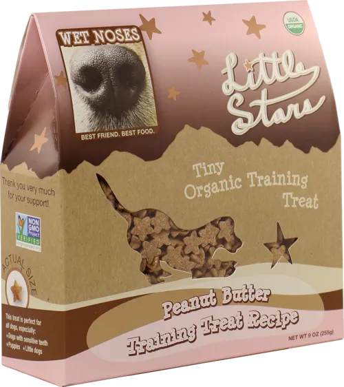 Wet Noses Peanut Butter Little Stars 9z