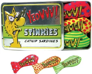 YEOWWW! Stinkies Catnip Sardines, 3 pk