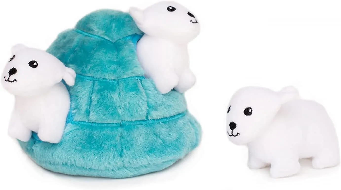Zippy Paws Zippy Burrow - Polar Bear Igloo